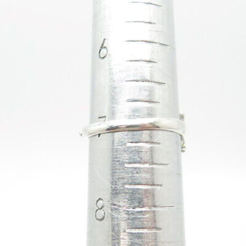 925 Sterling Silver Vintage Silver Cloud Friendly Dolphin Ring Size 7 - Picture 8 of 8